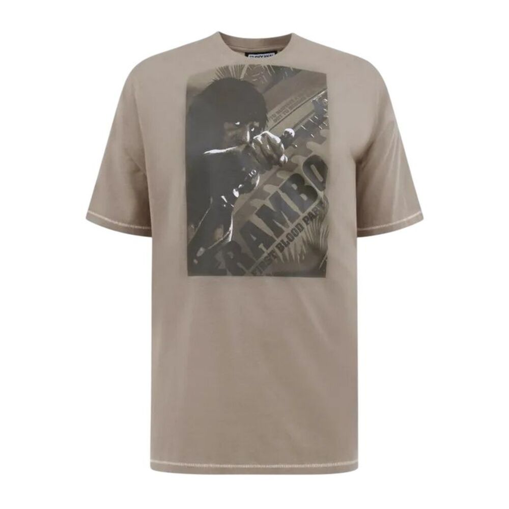 Duke Mens Jarrett D55 Rambo Kingsize T-Shirt / Stone